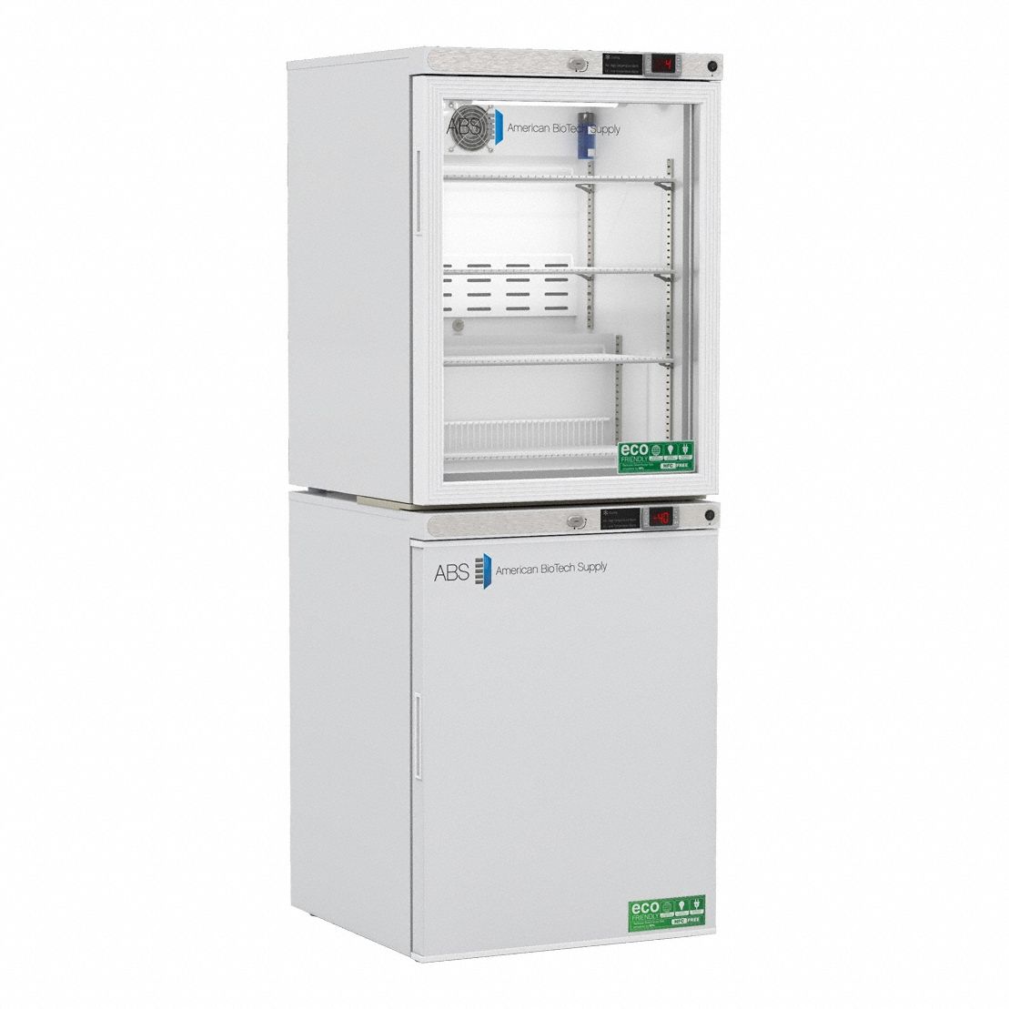 Laboratory Refrigerator and Freezer: 5.2 cu ft Refrigerator Capacity, Manual
