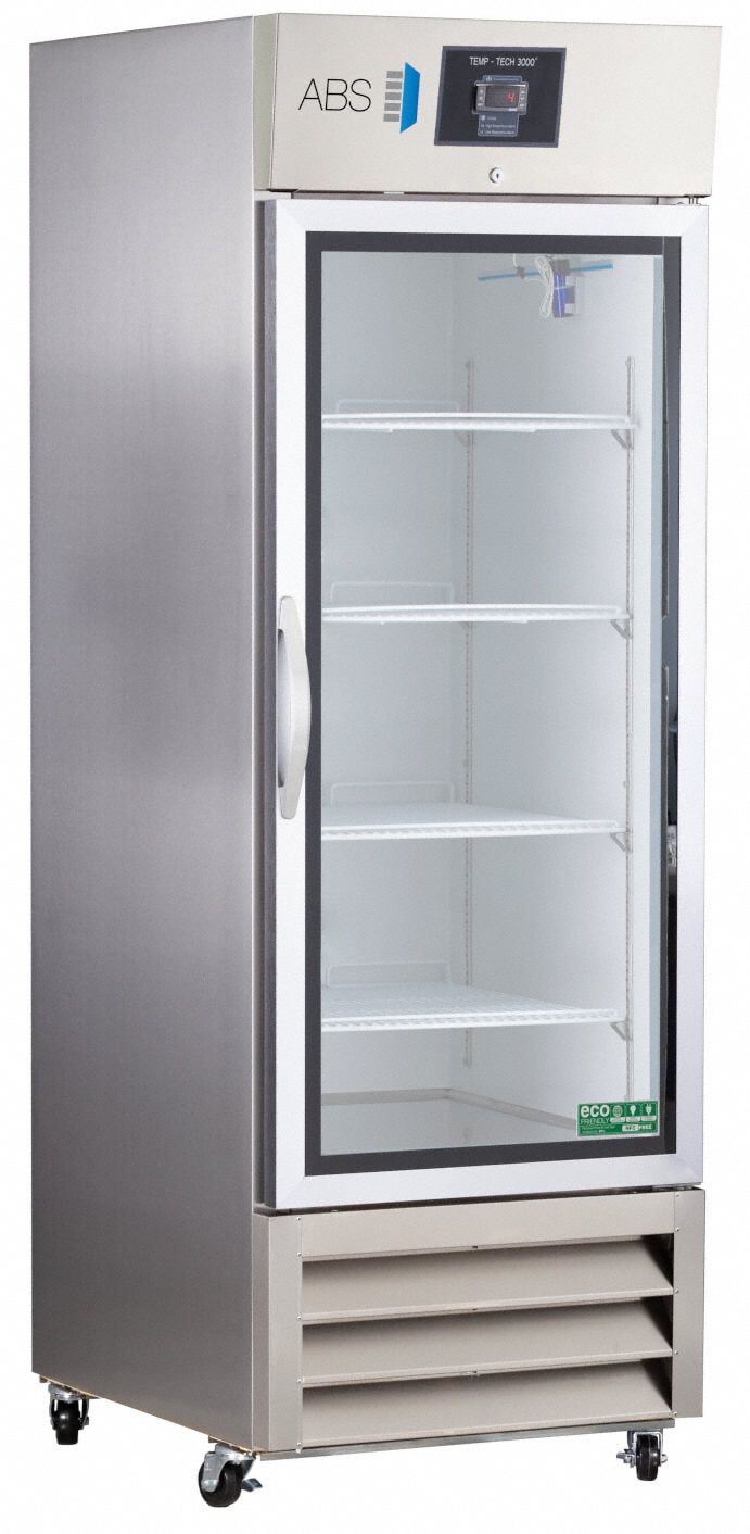 Laboratory Refrigerator: 23 cu ft, Upright, 1°C to 10°C, 7 ft Overall Ht
