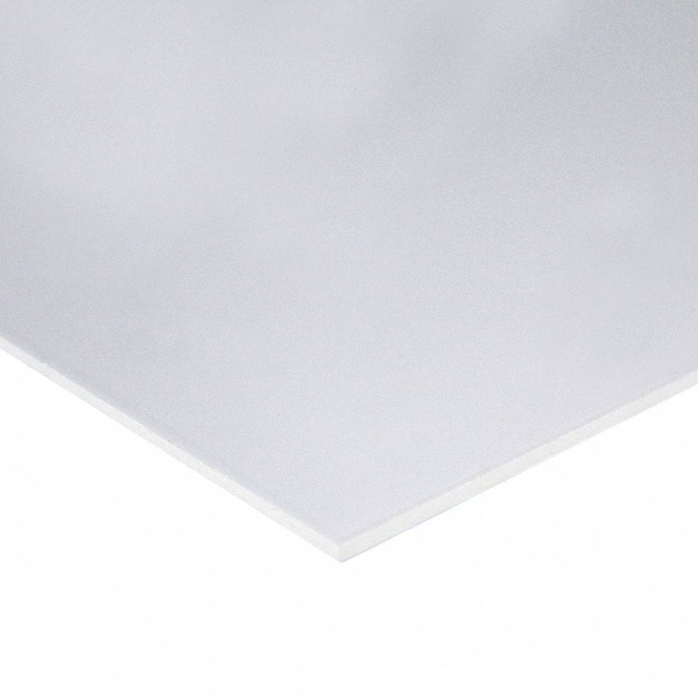 Acrylic Sheet: 0.375 in Thick, 4 ft x 8 ft, Colorless, Clear, 10, 000 psi Tensile Strength