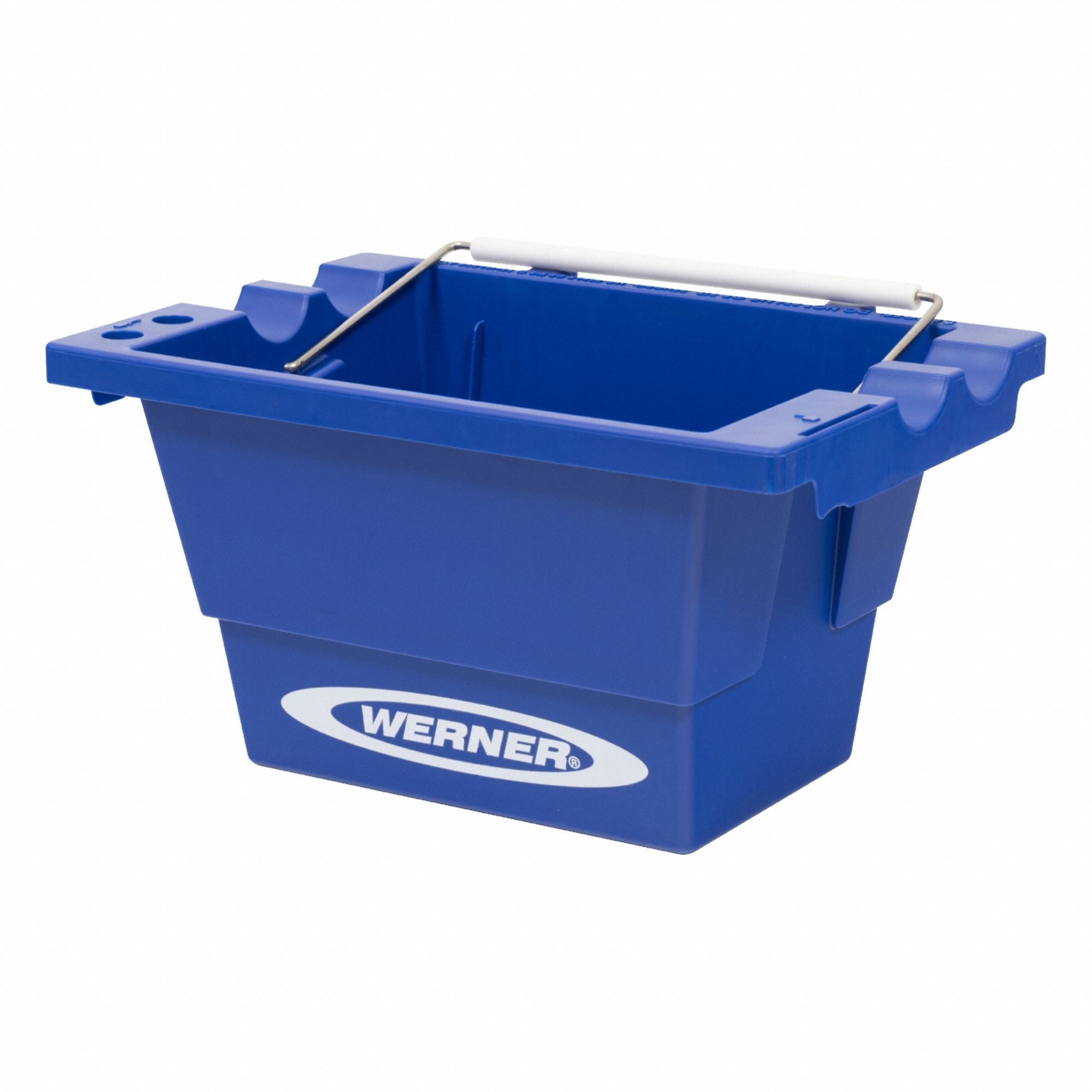 LADDER TOOL BUCKET, FOR STEPLADDERS, PLASTIC, 15.3 IN OVERALL L, 16.3 IN OVERALL W