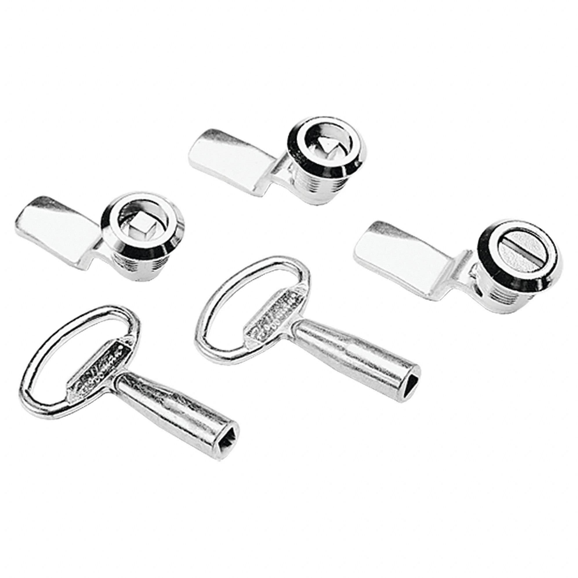 Latch Kit Slotted Zinc One Door Type 12