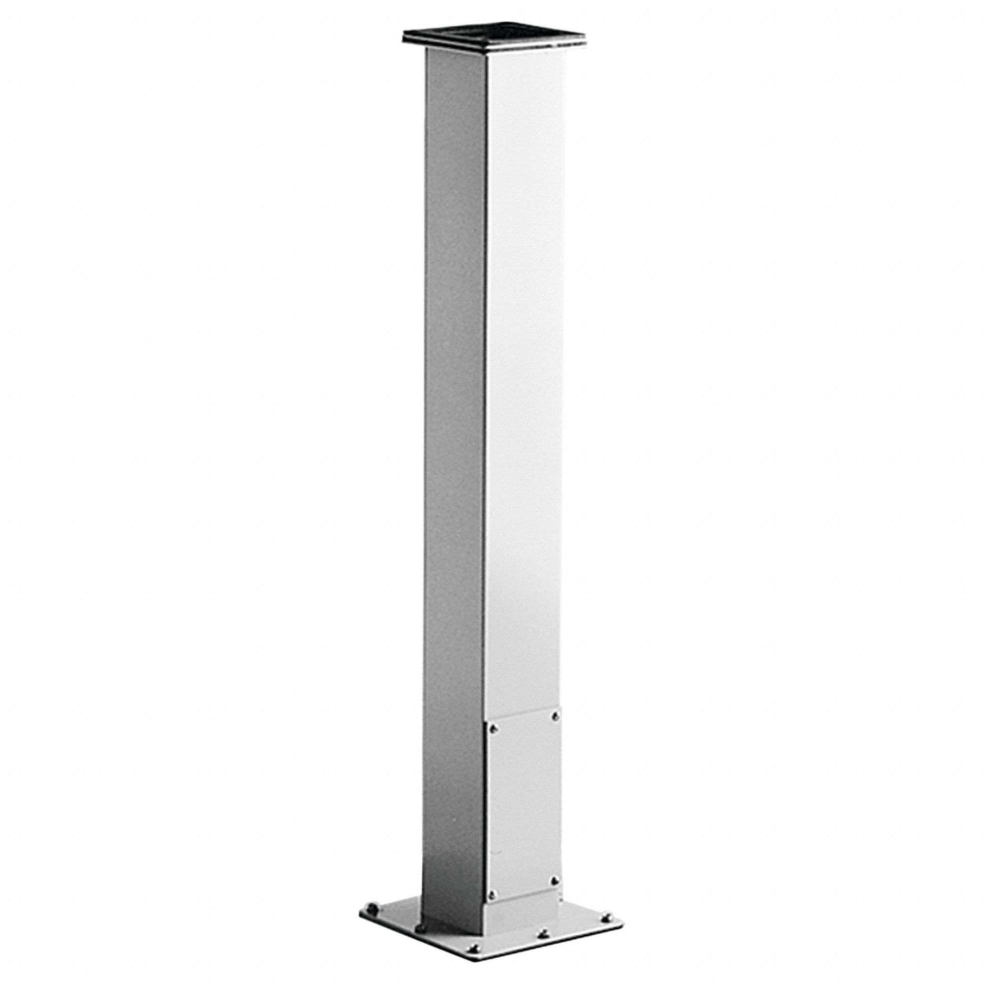 Pedestal Column: Steel, NEMA 12/4, 35 in Overall Ht, 4 in Overall Wd, 4 in Overall Dp