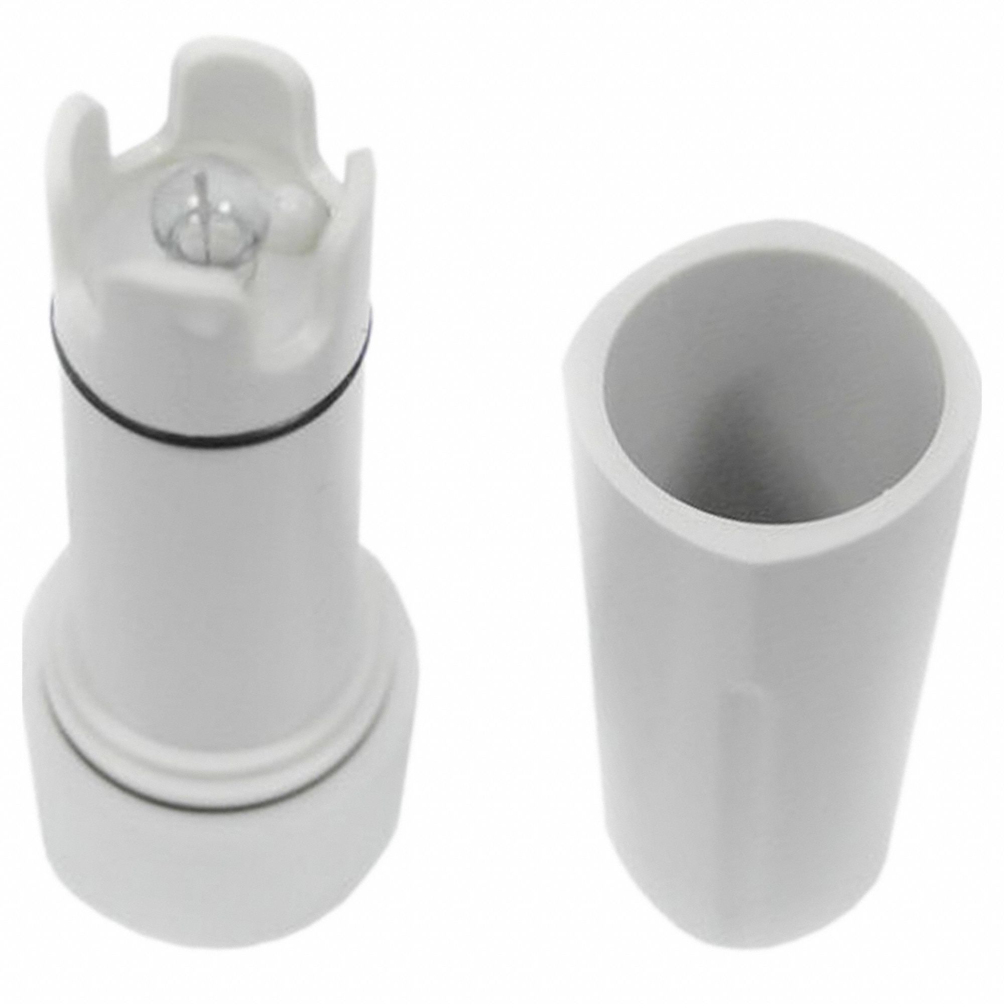 Pen Meter pH Electrode: pH, Bulb, Plastic, 76 mm Overall Lg, 45 mm Overall Wd, Liquids