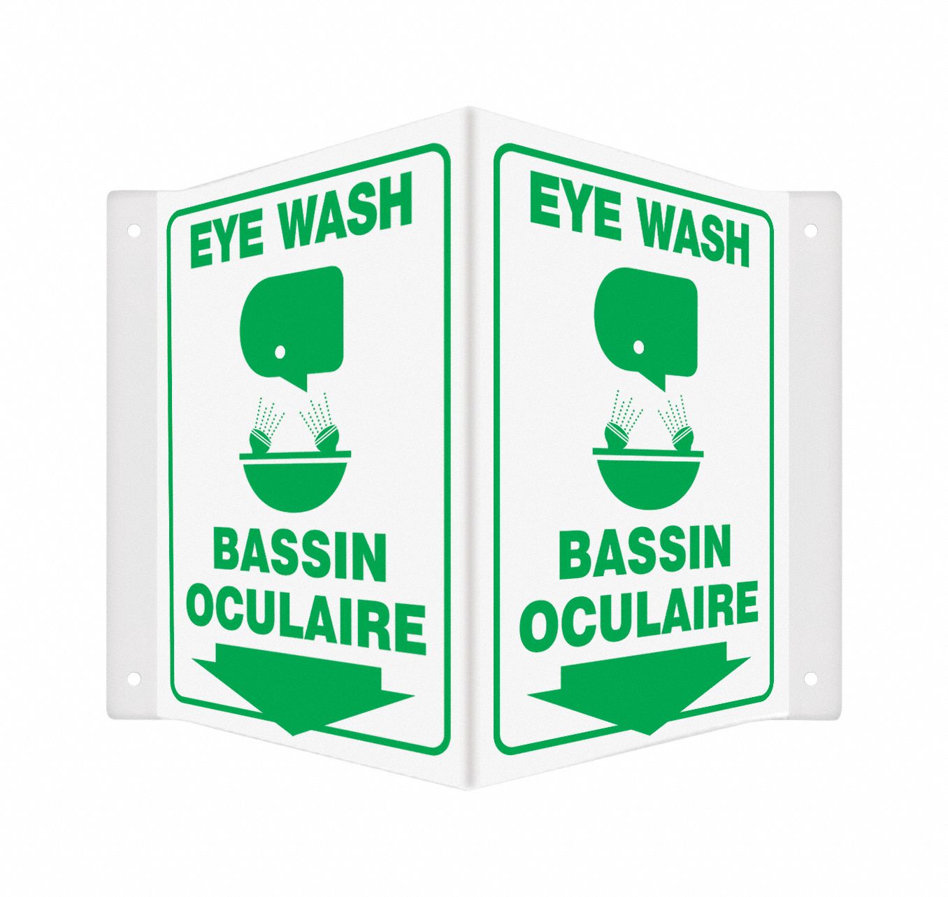 3D EYE SHOWER SIGN BILINGUAL