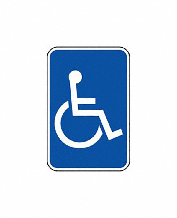 AFFICHE HANDICAPE STAT REFL/ALU