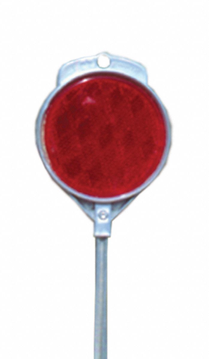 ACCUFORM SIGNS GROUND STAKE, REFLECTOR, 48 IN, RED - Roadway & Utility ...