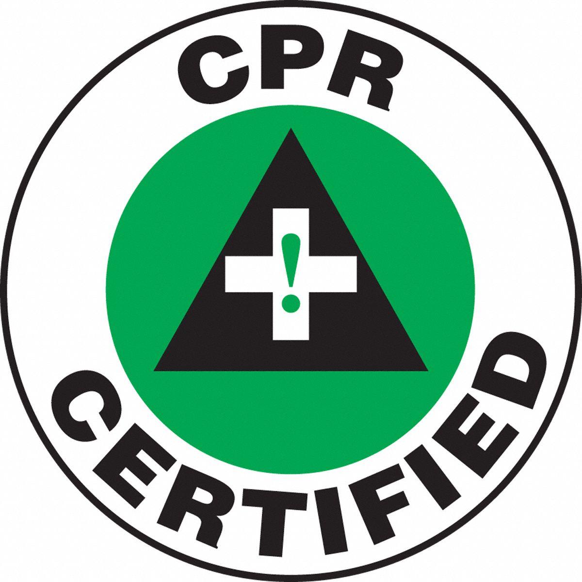 HARD HAT LABELS CPR CERT