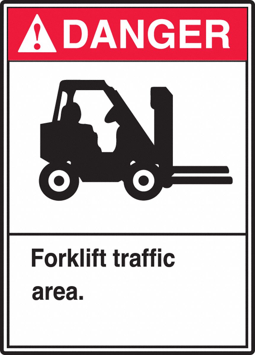 5 INCH FORK LIFT SIGN