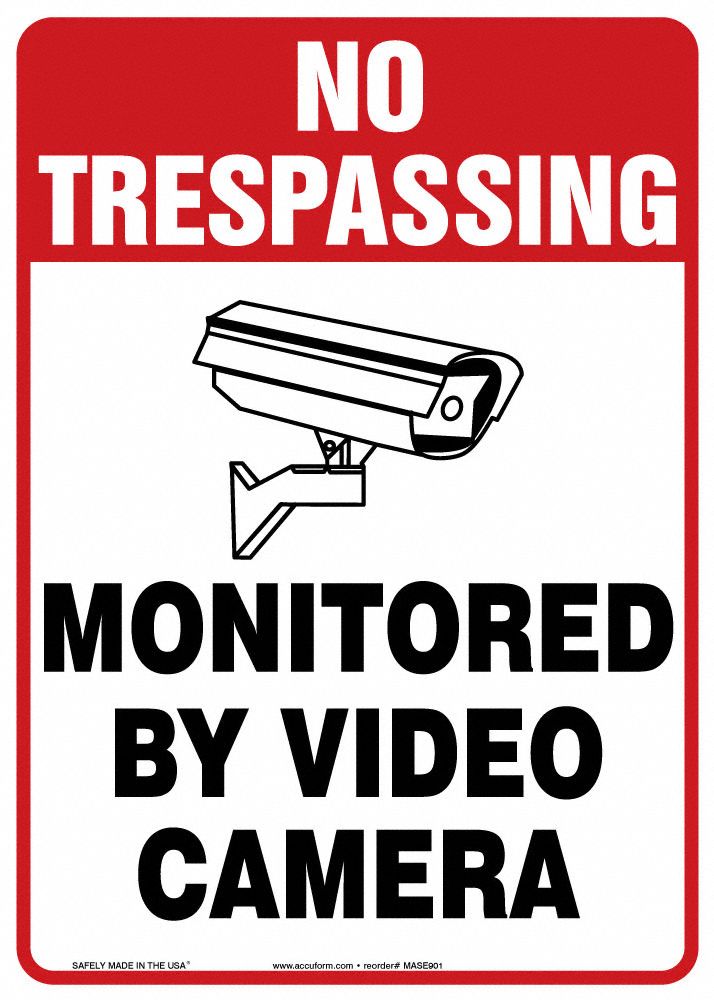 MONITORED BY VIDEO CAMERA W/GRAPHC