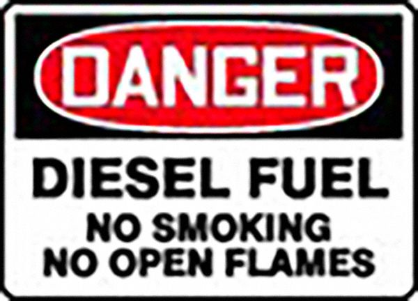 DIESEL FULE NO SMOKING