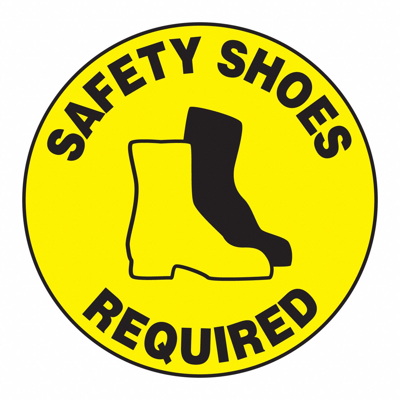SLIP GUARD SIGN SAFETY SHOES