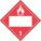 VEHICLE PLACARD, HAZARD CLASS 3, RED, PLASTIC, PK 10