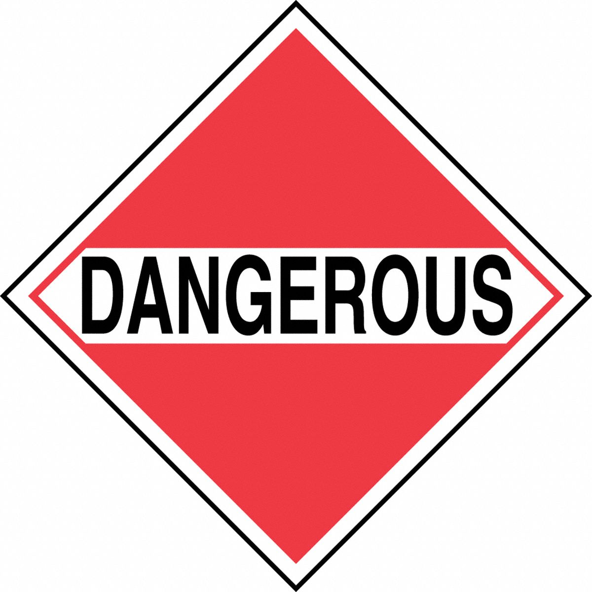 PLACARD UNIV. DANGER 100PK