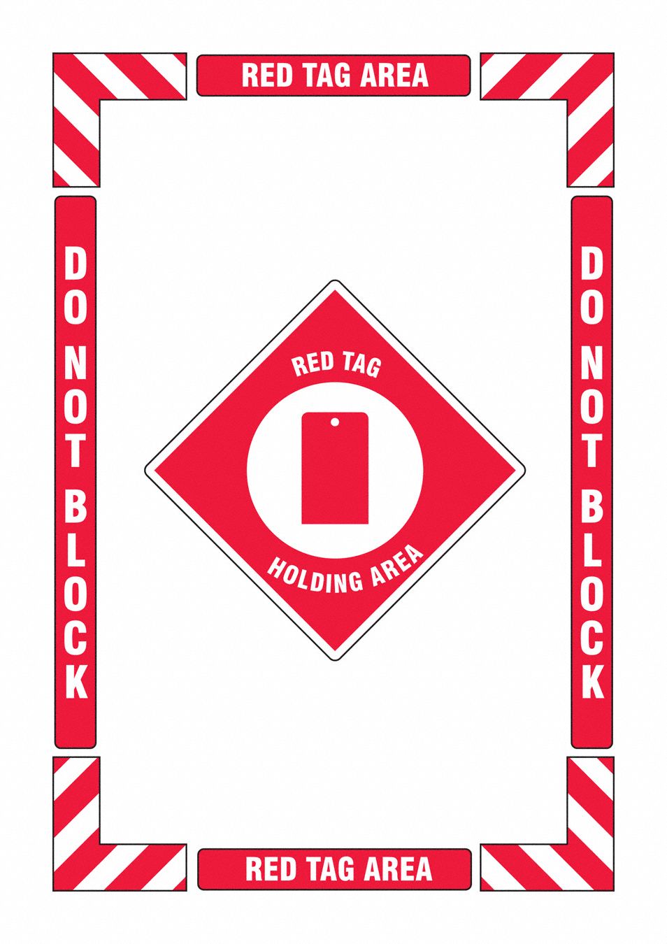 FLOOR SIGN KIT,24 IN H,16 IN W,VINYL