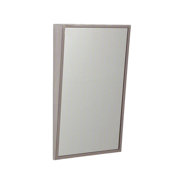 SEE ALL Bathroom Mirror: Rectangular, Acrylic, 36 in Overall Ht, 18 in Overall Wd, 6 in Overall Dp (MPN FTILT1836AC). Key specifications — Brand: SEE ALL INDUSTRIES; Frame Material: Stainless Steel; Frame Finish: Polished; Frame Color: Silver; Mirror Edge Style: Polished Edge; Lighted: No.