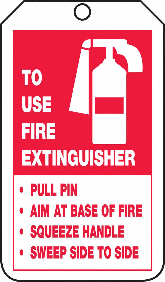 TAG FIRE EXTINGUISHER INSPECT CD