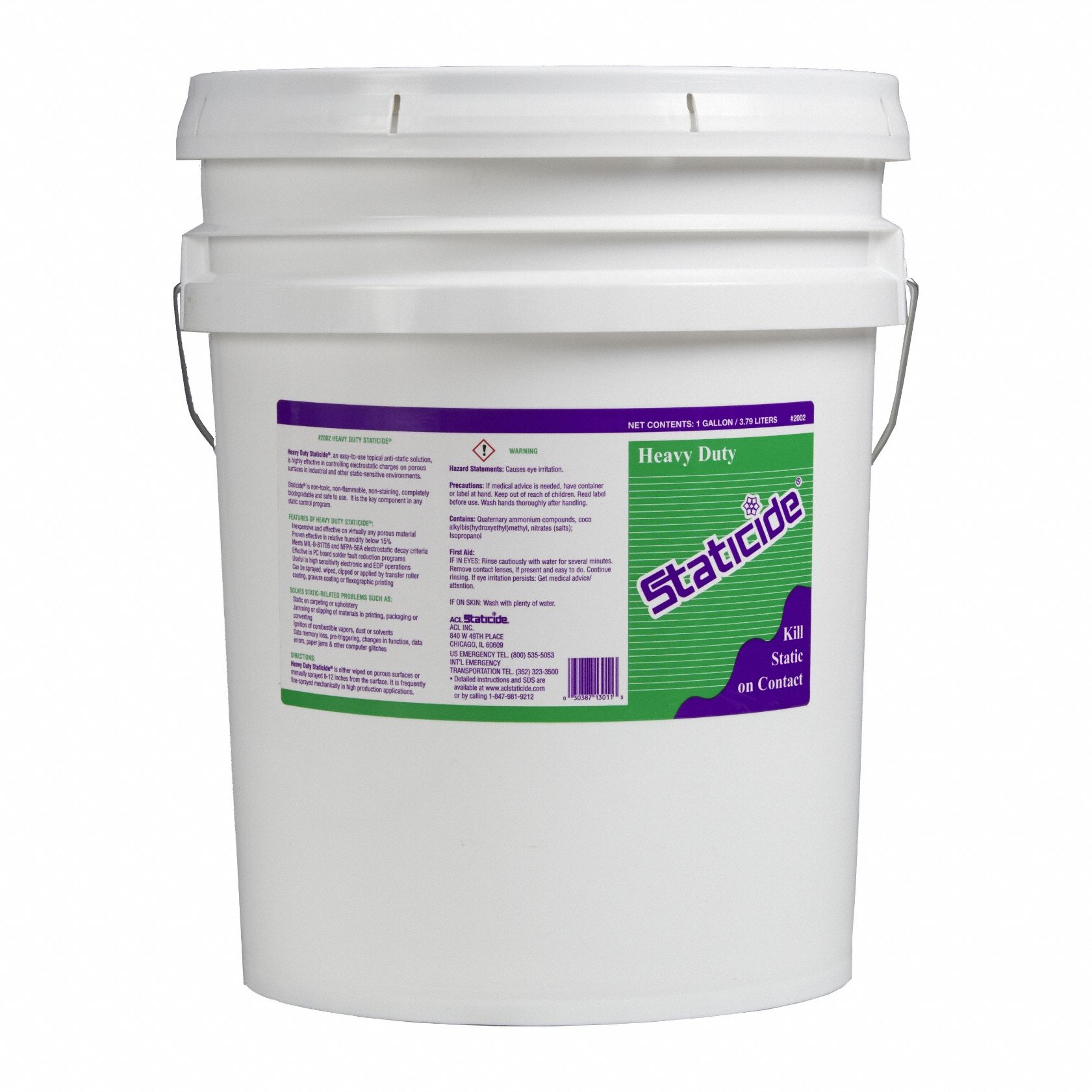 Anti-static Topical: Pail, 5 gal Container Size, Heavy Duty, Cinnamal, Ready to Use