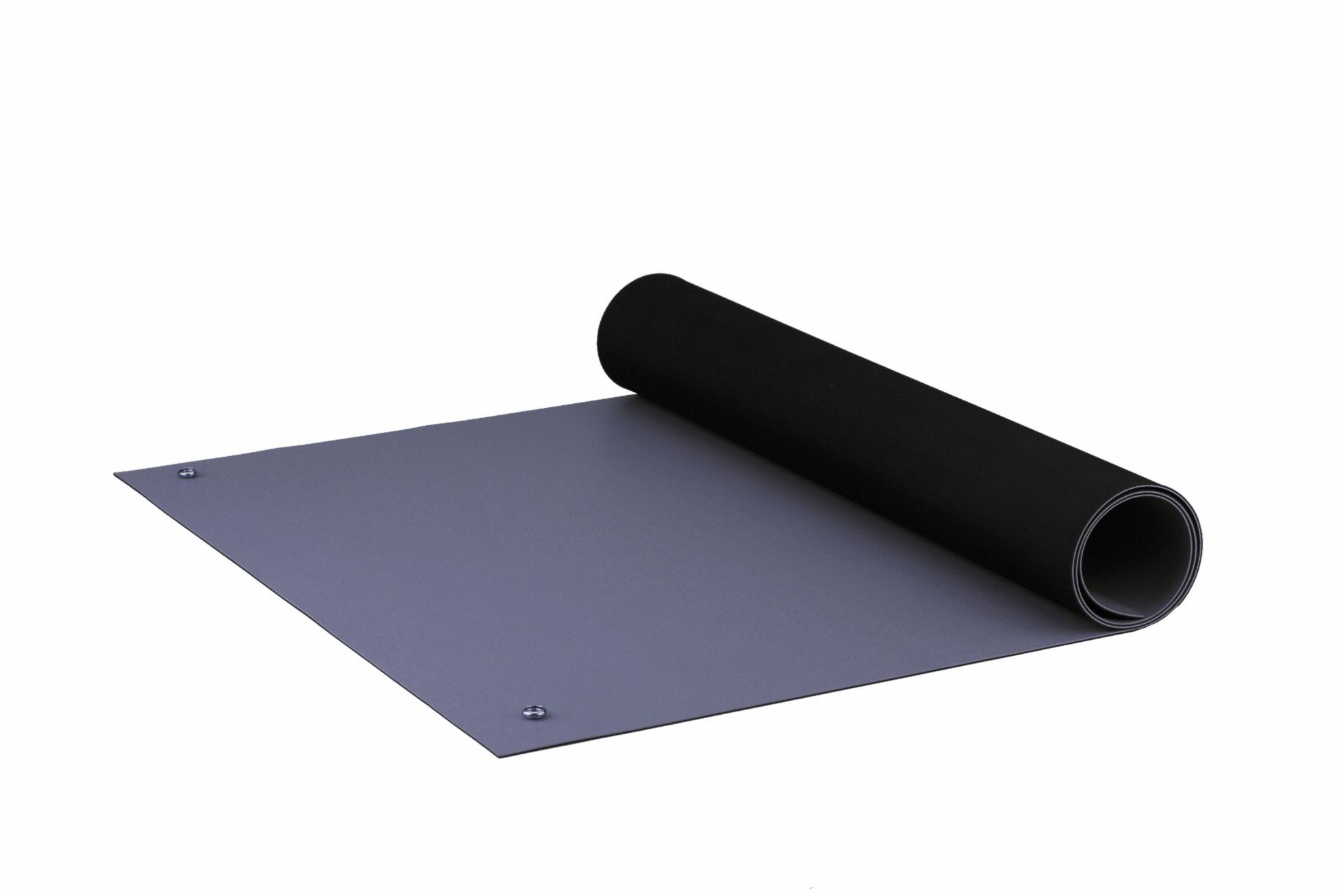 STATICIDE, Rubber, Gray, Dissipative Table Mat 826AK57375DGYM3072