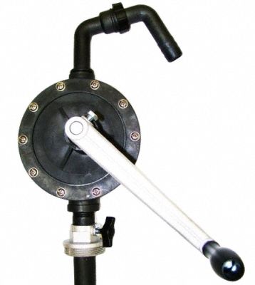 Hand Pump: Rotary, Pump with Spout, 10.24 oz per stroke, 1, 000 cps Max. Viscosity, Vane