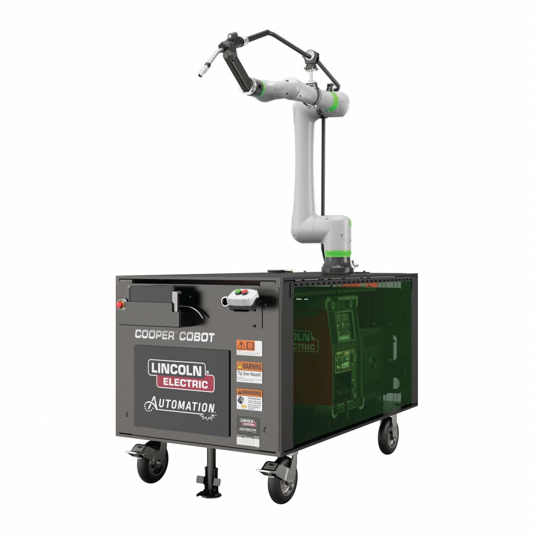 Cobot Welding Cell, 104" H, 35" W