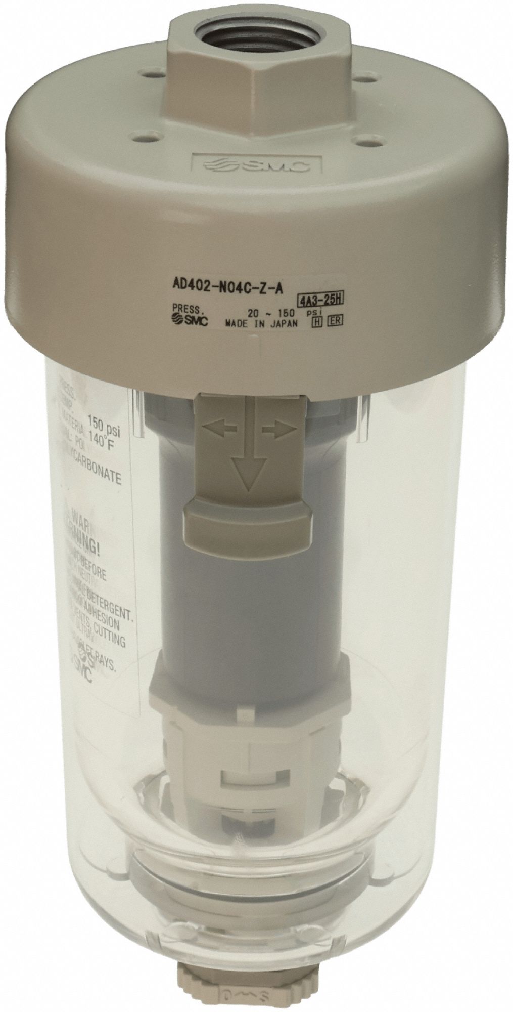 Mechanically Operated Drain Valve: 1/2 in Inlet Size, 1/2 in Outlet Size, 3/8 in Drain Port Size