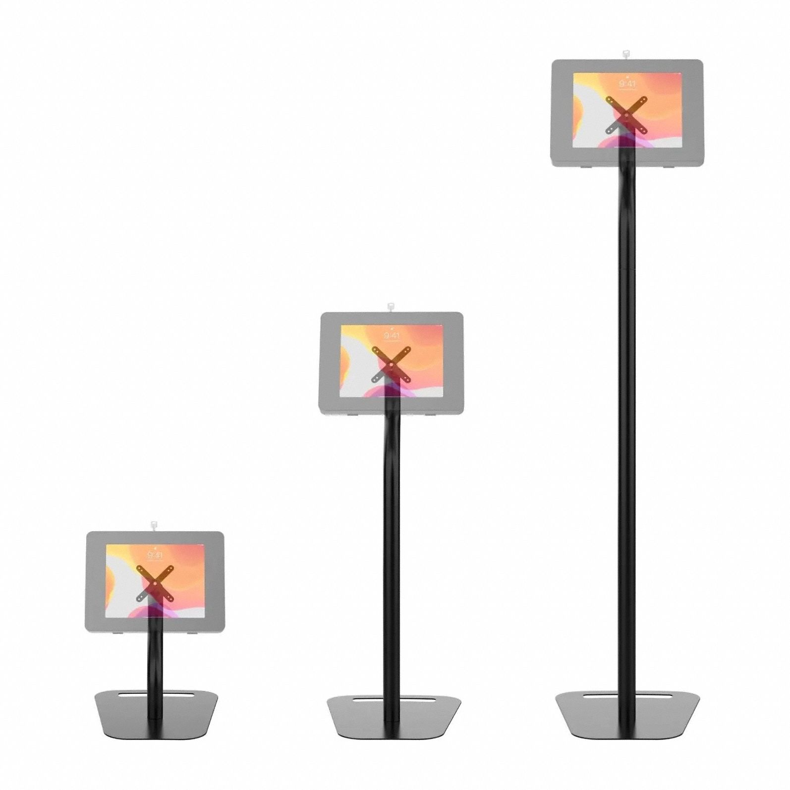 Floor Stand: White, Metal