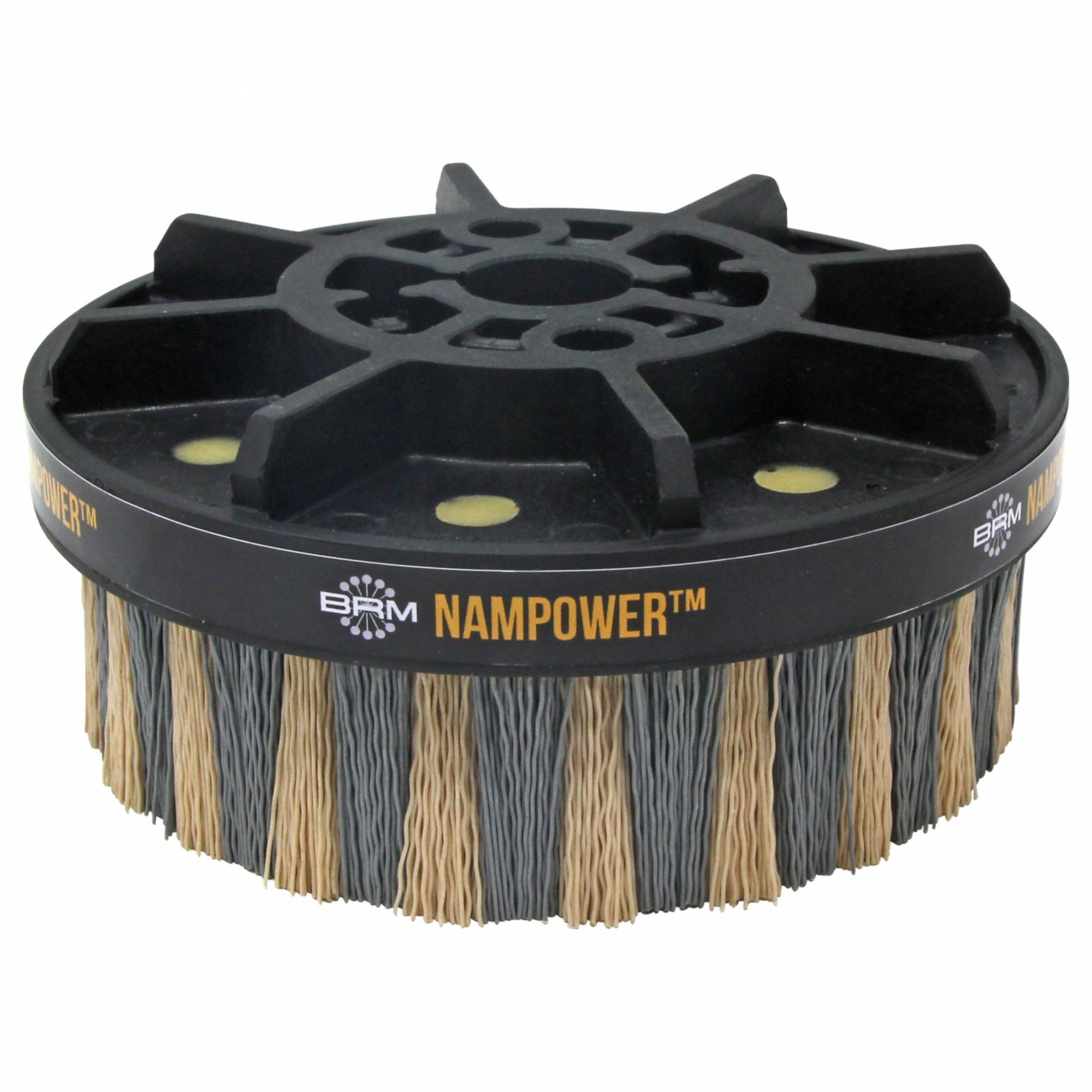 NAMPOWER, Dot, 150 mm Dia, Disc Brush 337WL0ADD15038320 Grainger