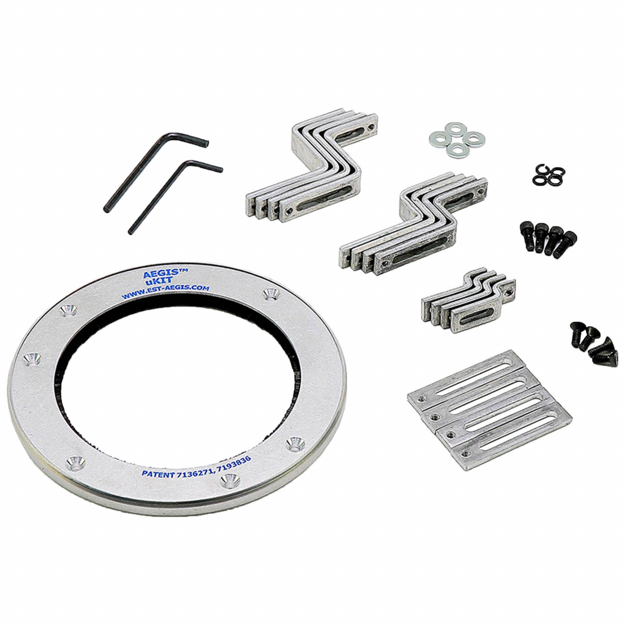 AEGIS, One Piece, For 3 3/8 in Shaft Dia, Motor Grounding Ring 800XJ7