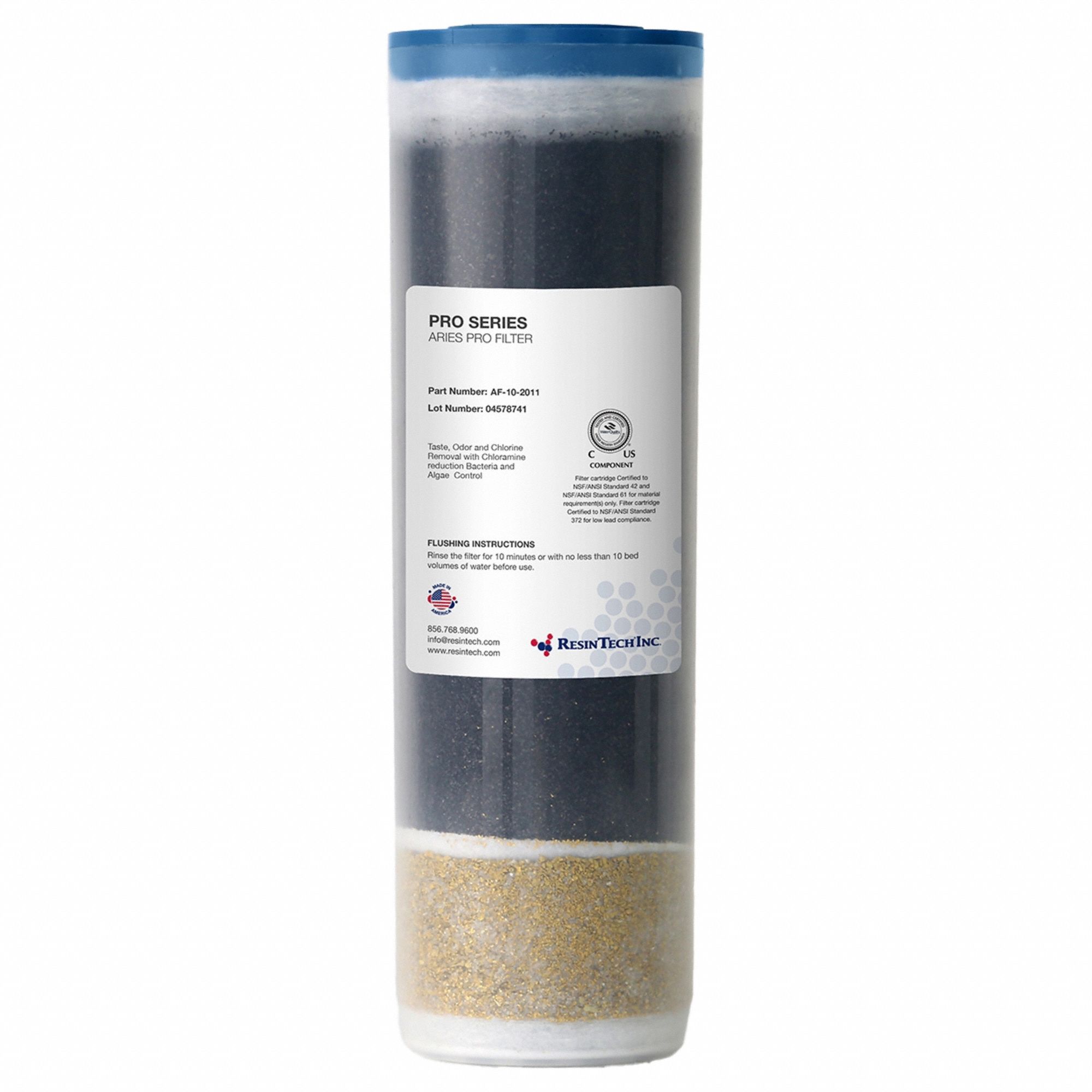 Carbon/KDF 55 Cartridge: Bacteria/Chlorine/Metals/Organic Contamination, AGC50CA/KDF55, 1