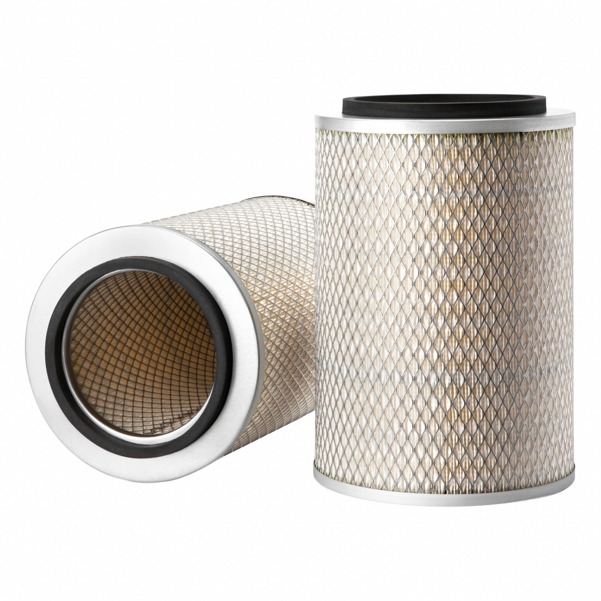 Air Filter: Round-Oval, Engine, Round, Axial Seal, 9 1/8 in Outside Dia, Trucks