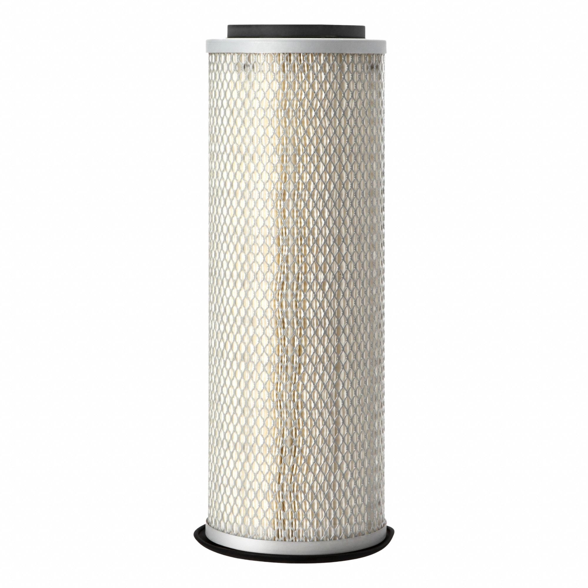 Air Filter: Round-Oval, Engine, Round, Axial Seal, 5 1/4 in Outside Dia, Trucks