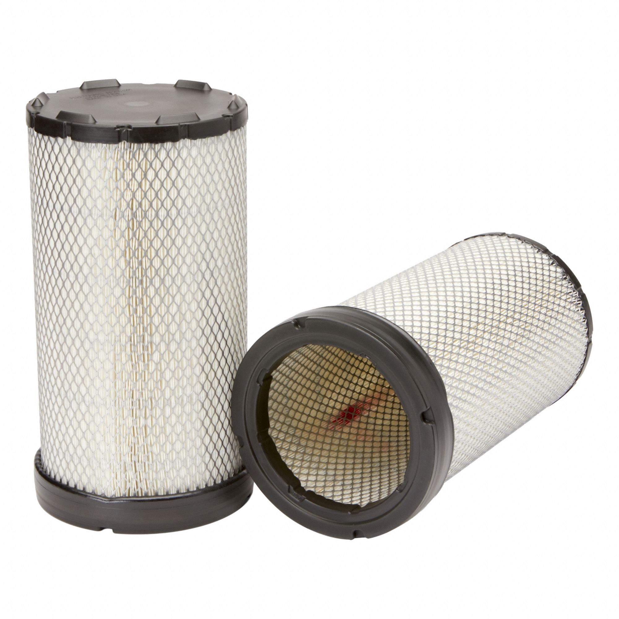 Air Filter: Round-Oval, Engine, Round, Radial Seal, 7 1/4 in Outside Dia, Trucks