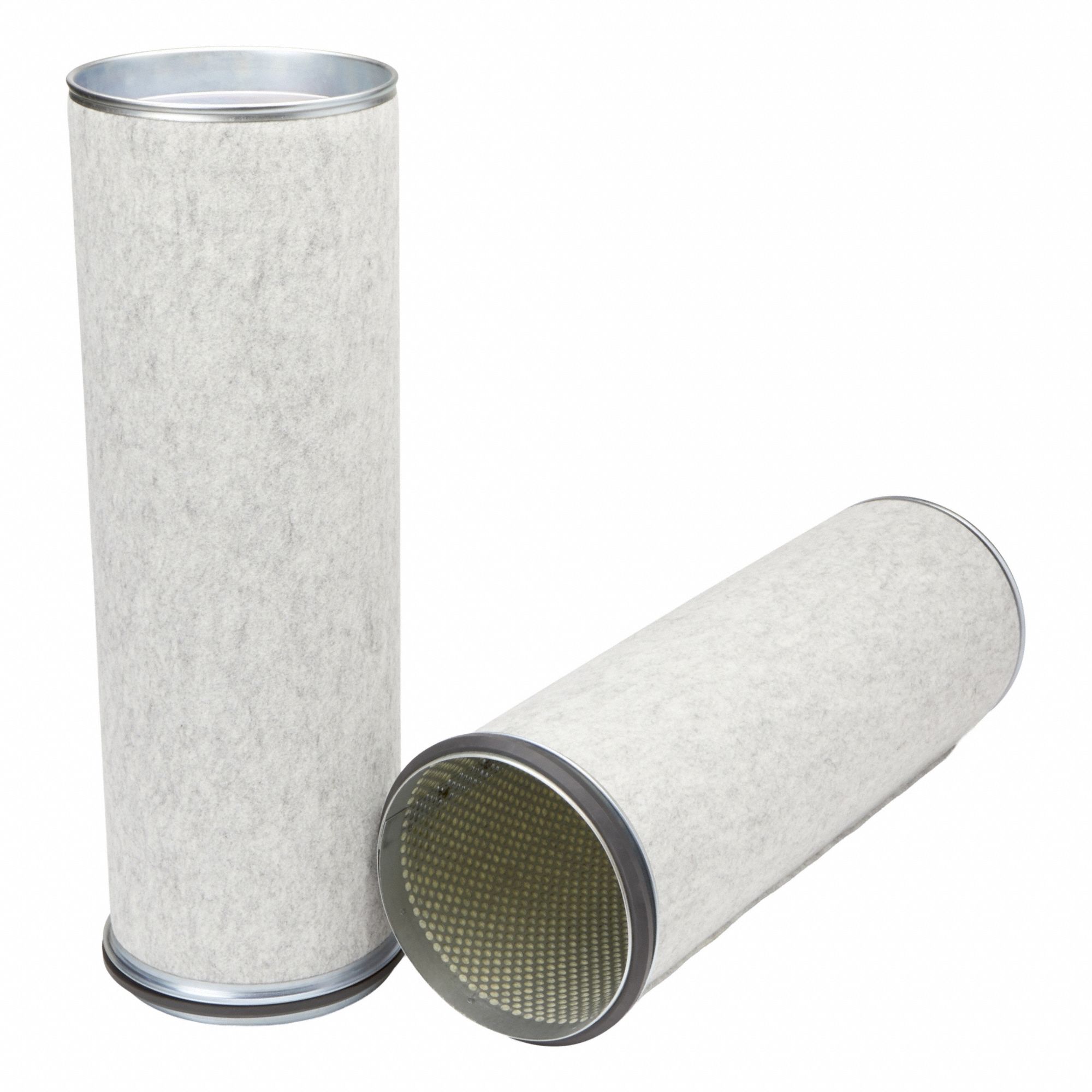 Air Filter: Round-Oval, Engine, Round, Axial Seal, 7 15/16 in Outside Dia, Trucks