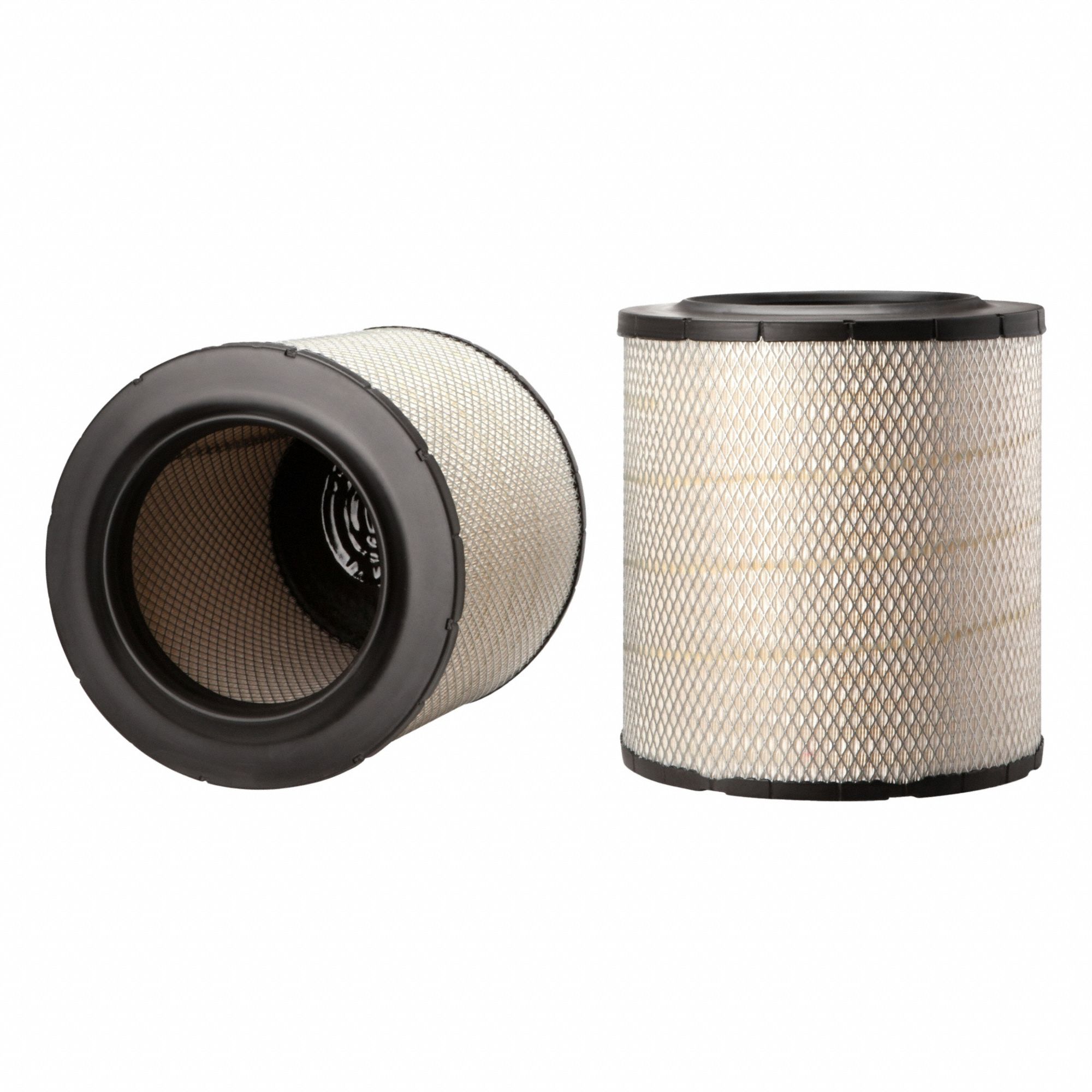 Automotive Air Filter: Round-Oval, Engine, Round, Axial Seal, 14 9/32 in Outside Dia