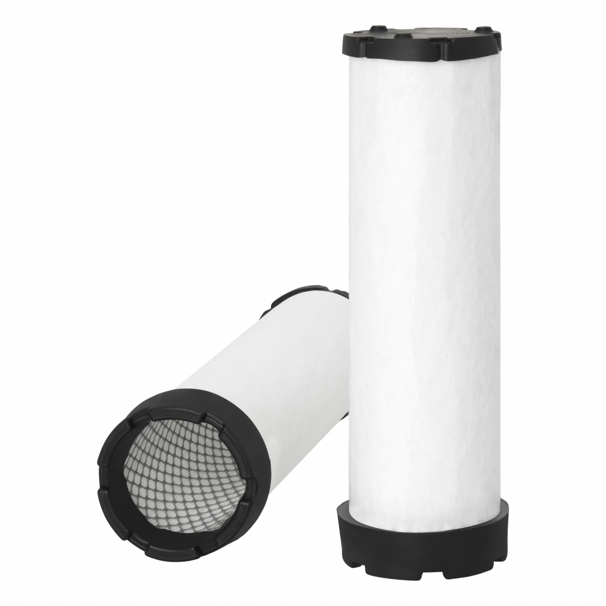 Air Filter: Round-Oval, Engine, Round, Radial Seal, 3 5/16 in Outside Dia, Toyota, Trucks