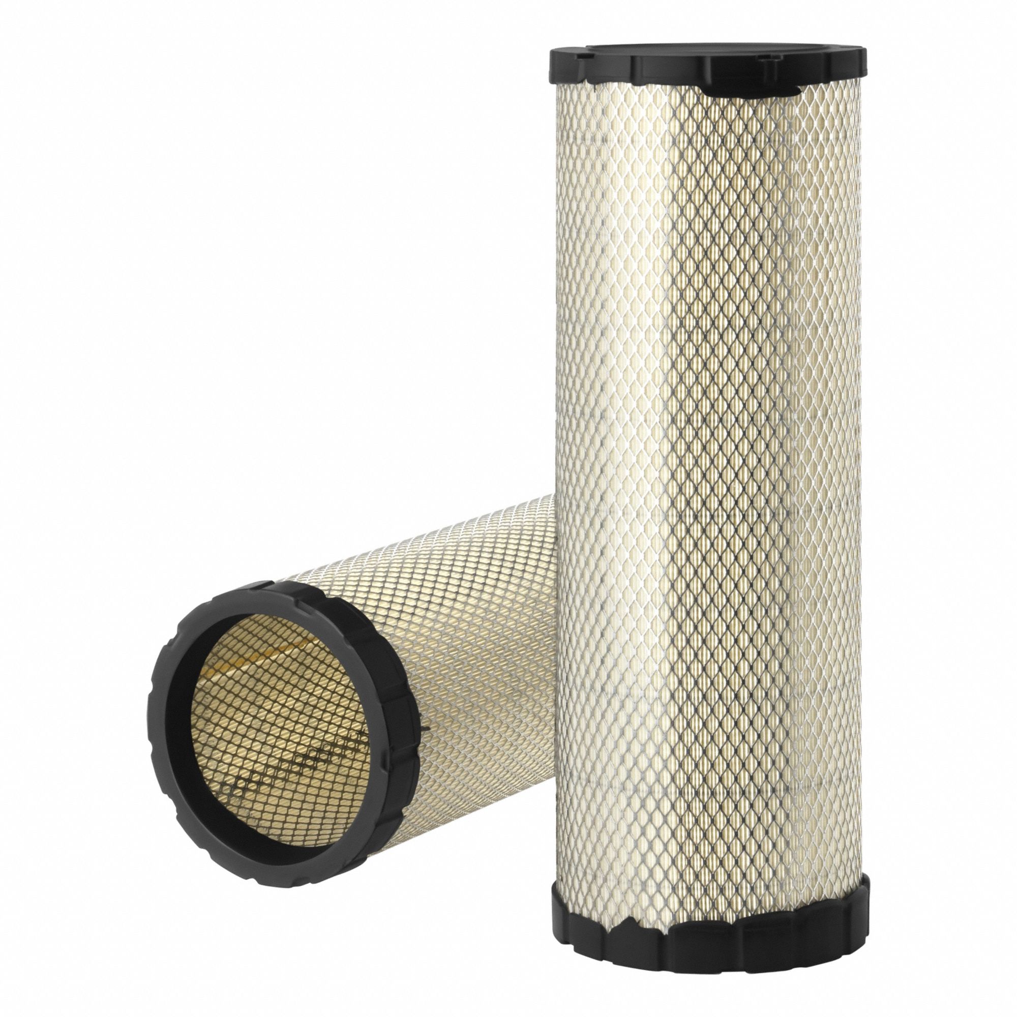 Automotive Air Filter: Round-Oval, Engine, Round, Radial Seal, 7 5/32 in Outside Dia