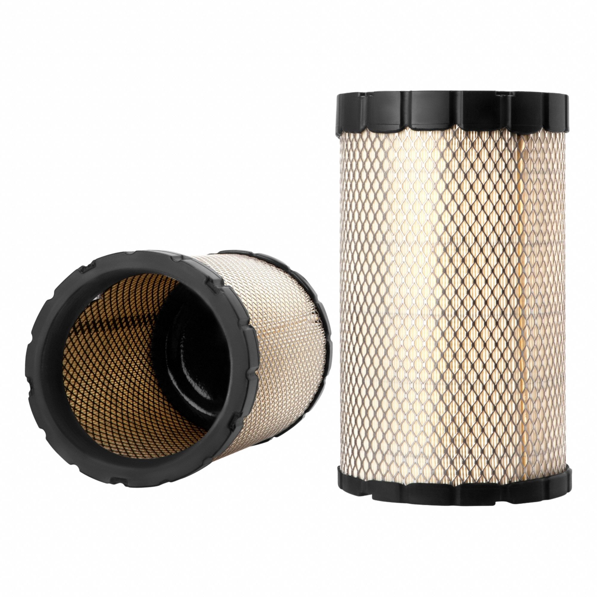 Air Filter: Round-Oval, Engine, Round, Radial Seal, 7 1/8 in Outside Dia, Cellulose