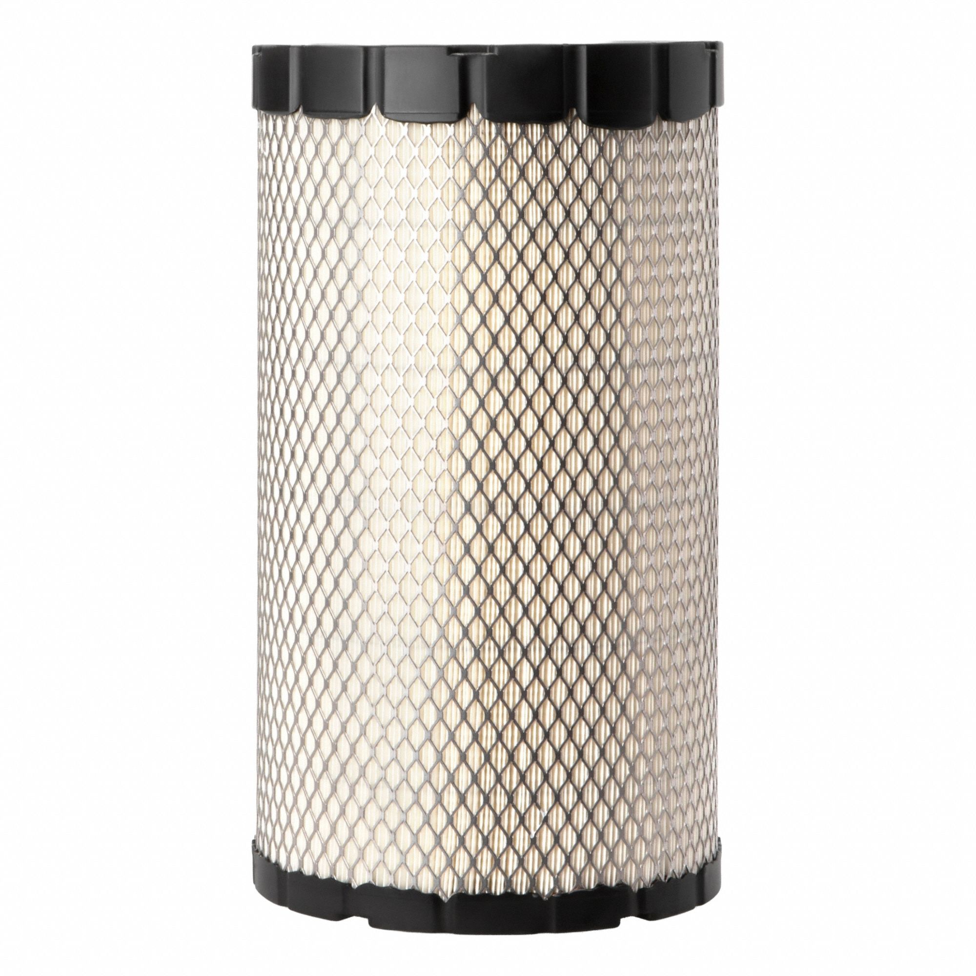 Air Filter: Round-Oval, Engine, Round, Radial Seal, 7 1/8 in Outside Dia, Cellulose