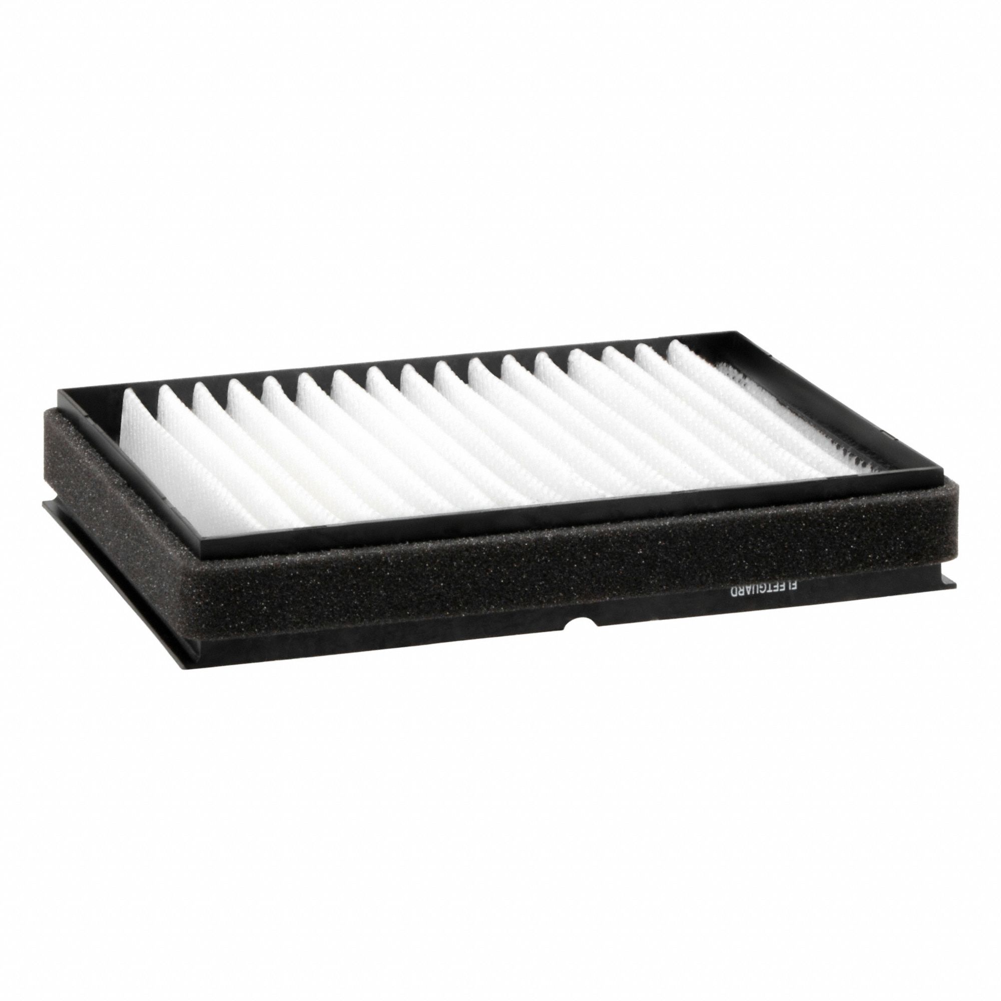 Air Filter: Panel, Cabin, Cabin Air Filter, Rectangular, 6 3/32 in Overall Lg, Panel