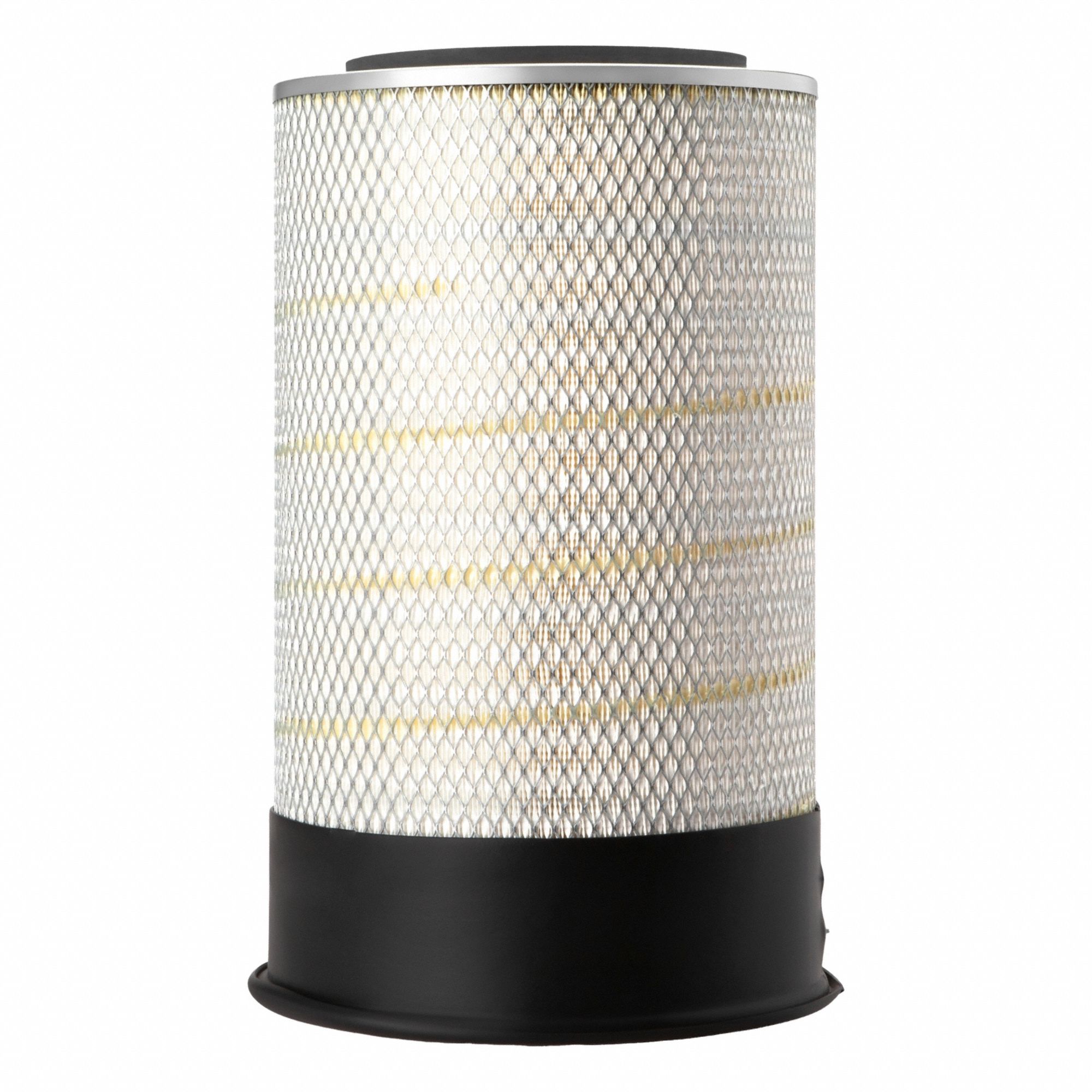 Automotive Air Filter: Round-Oval, Engine, Round, Axial Seal, 12 3/32 in Outside Dia