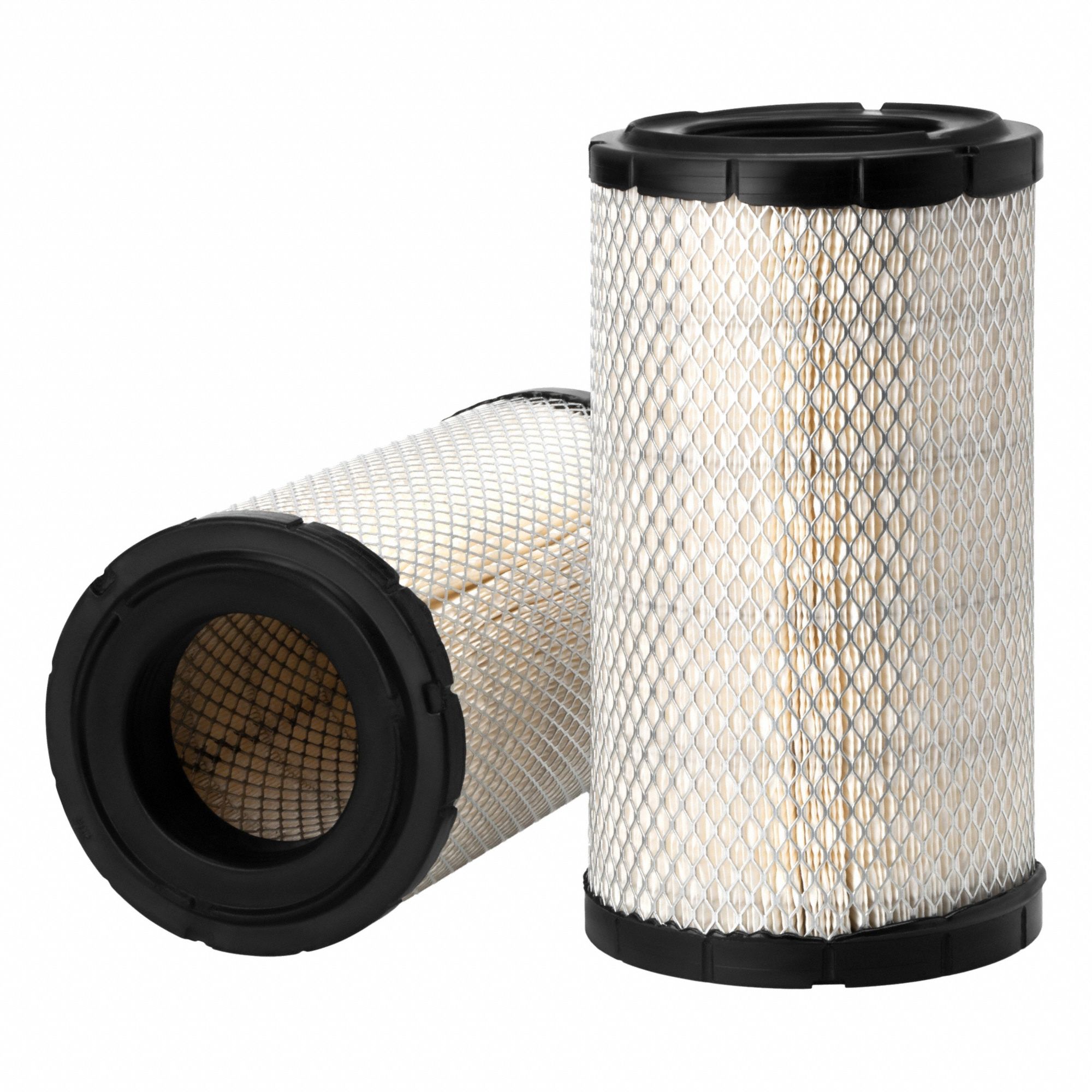 Automotive Air Filter: Round-Oval, Engine, Air Filter Element, Round, 7 in Overall Lg
