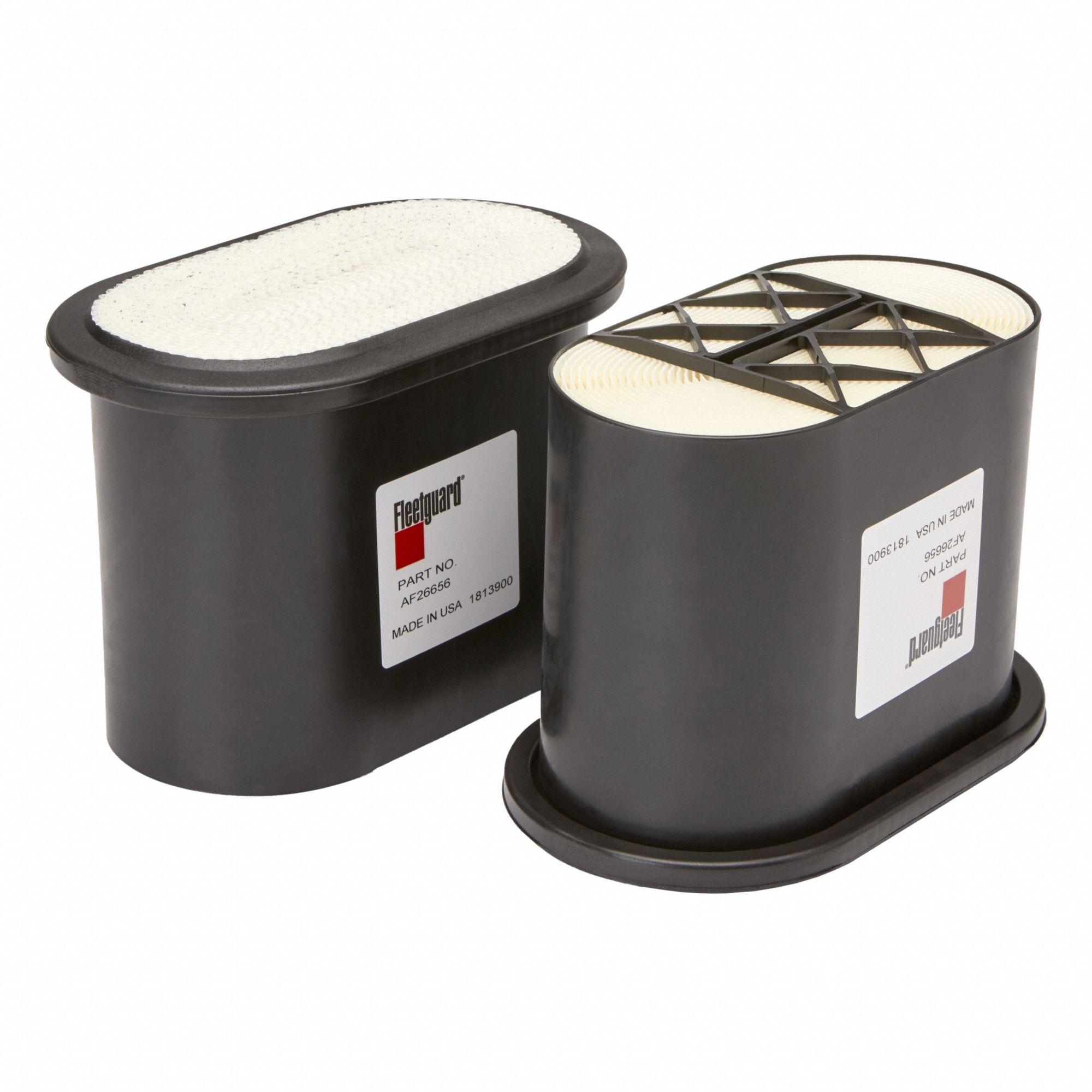 Automotive Air Filter: Engine, Round, 10 in Overall Lg, 7 13/16 in Overall Ht, CA5450