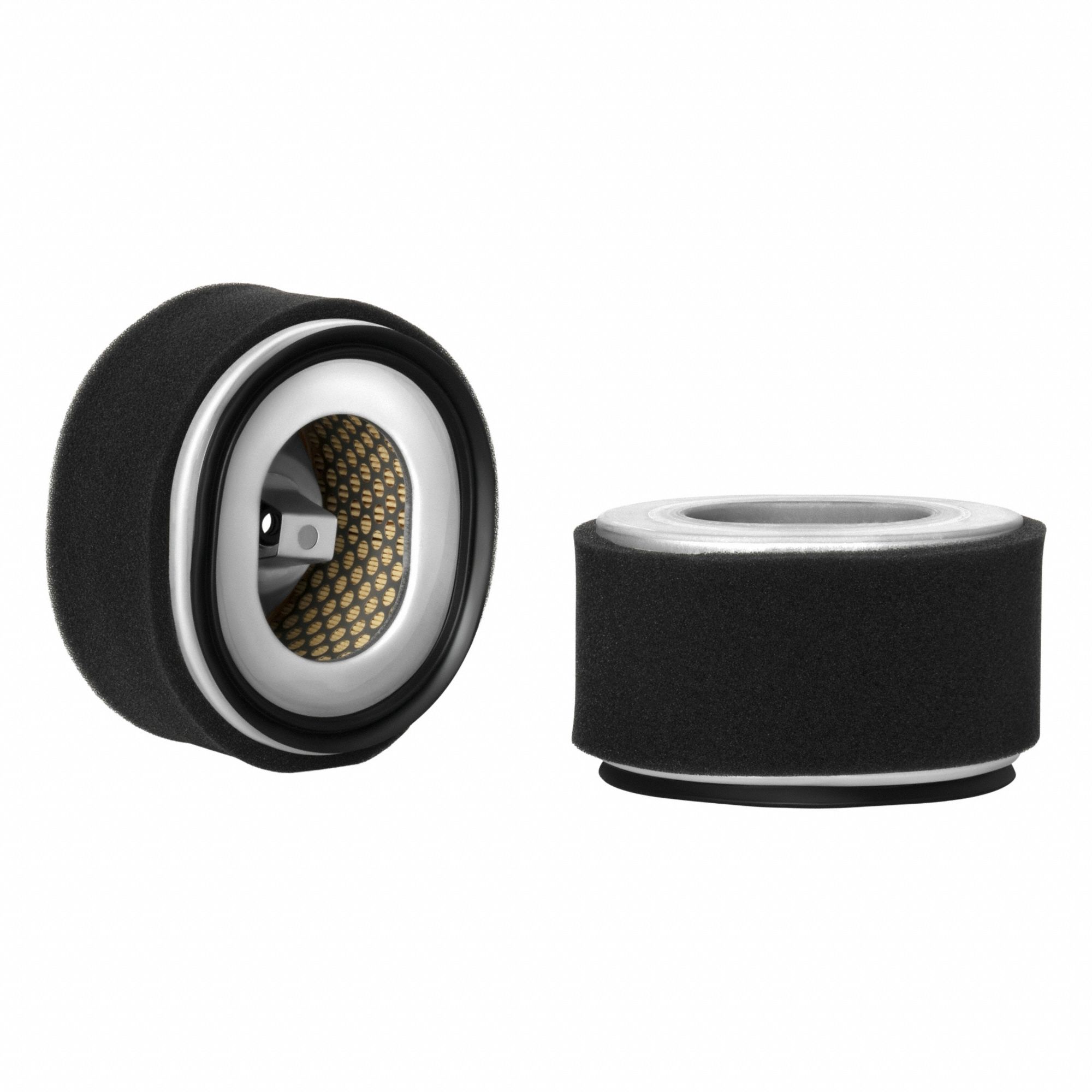 Air Filter: Round-Oval, Engine, Round, Axial Seal, 5 5/8 in Outside Dia, Trucks