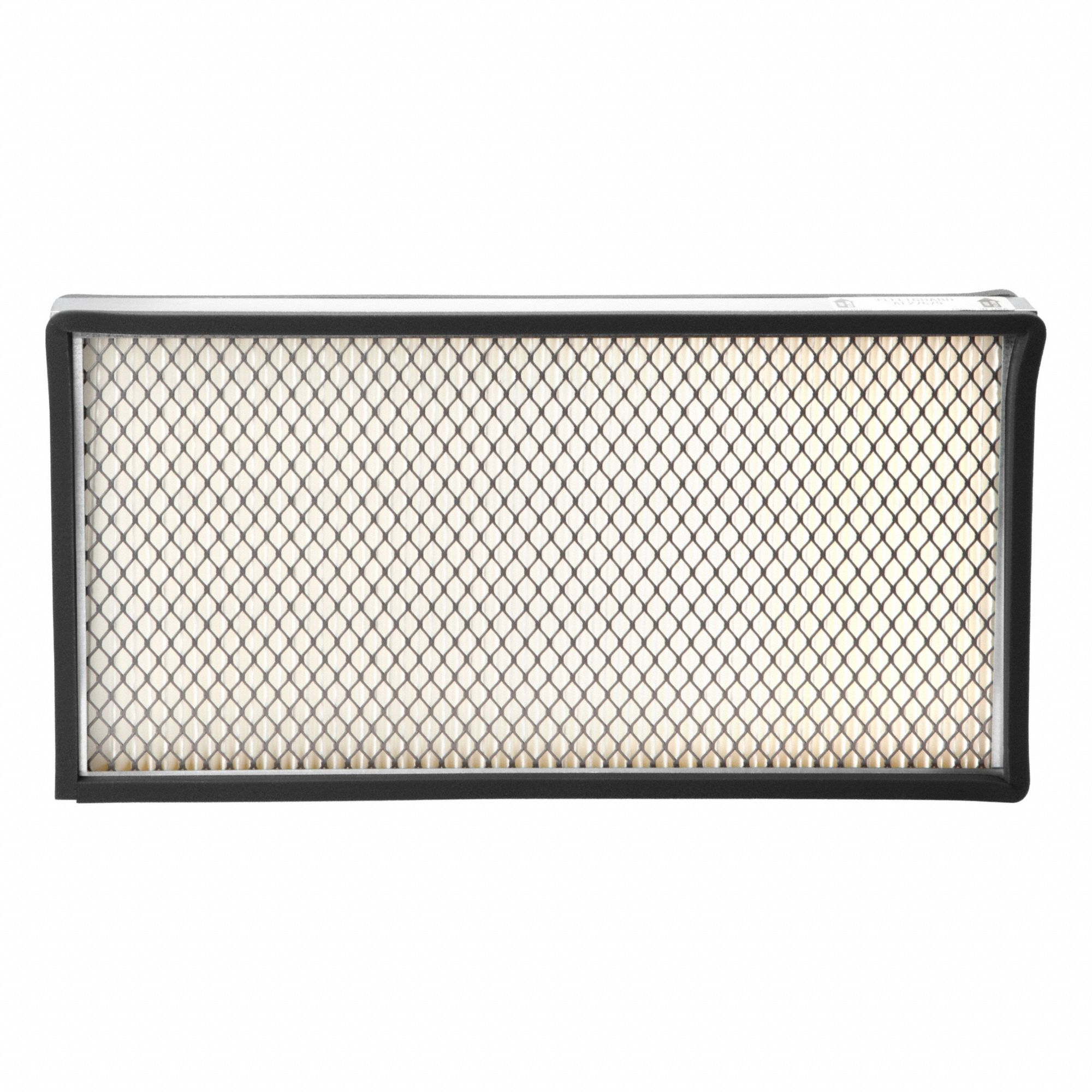 Air Filter: Panel, Cabin, Cabin Air Filter, Rectangular, 16 3/8 in Overall Lg, John Deere