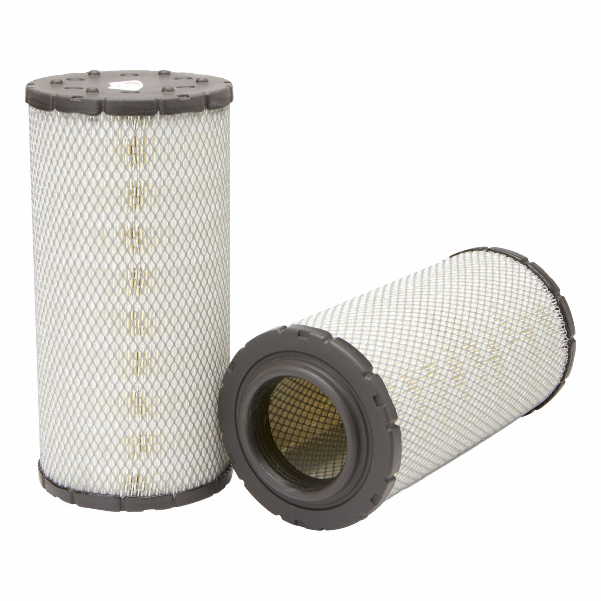 Air Filter: Round-Oval, Engine, Round, Radial Seal, 6 1/2 in Outside Dia, Trucks