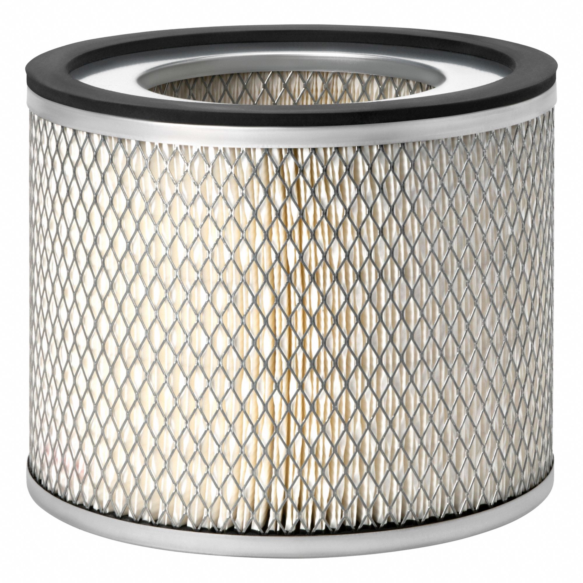 Air Filter: Round-Oval, Engine, Round, Axial Seal, 10 13/32 in Outside Dia, Trucks