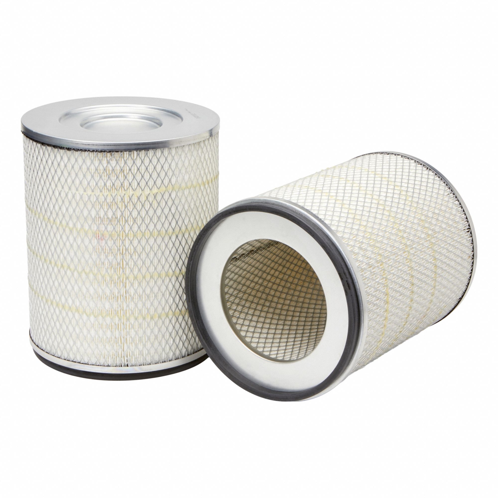Air Filter: Round-Oval, Engine, Round, Axial Seal, 11 1/16 in Outside Dia, Trucks