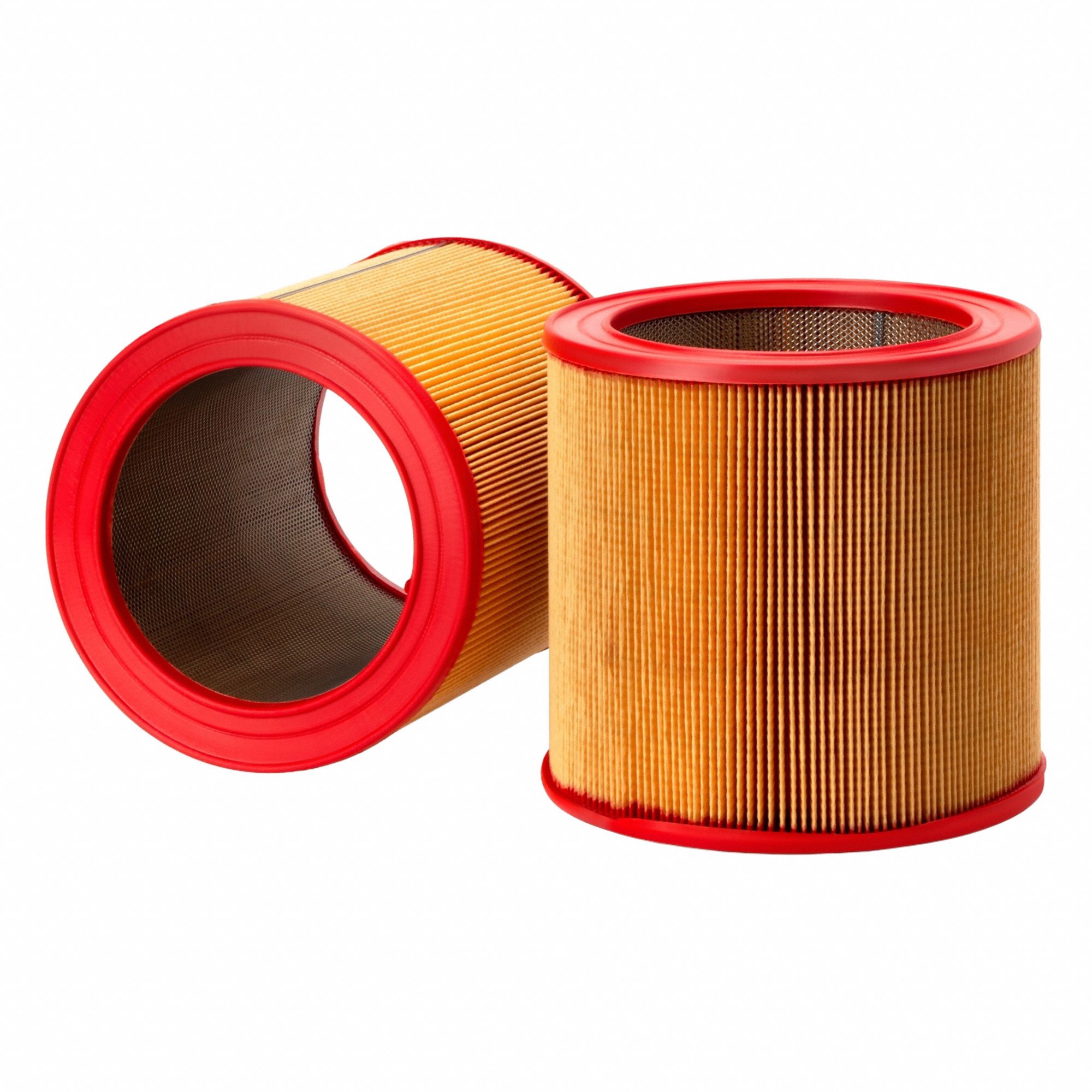 Air Filter: Round-Oval, Engine, Round, Radial Seal, 8 5/16 in Outside Dia, Trucks
