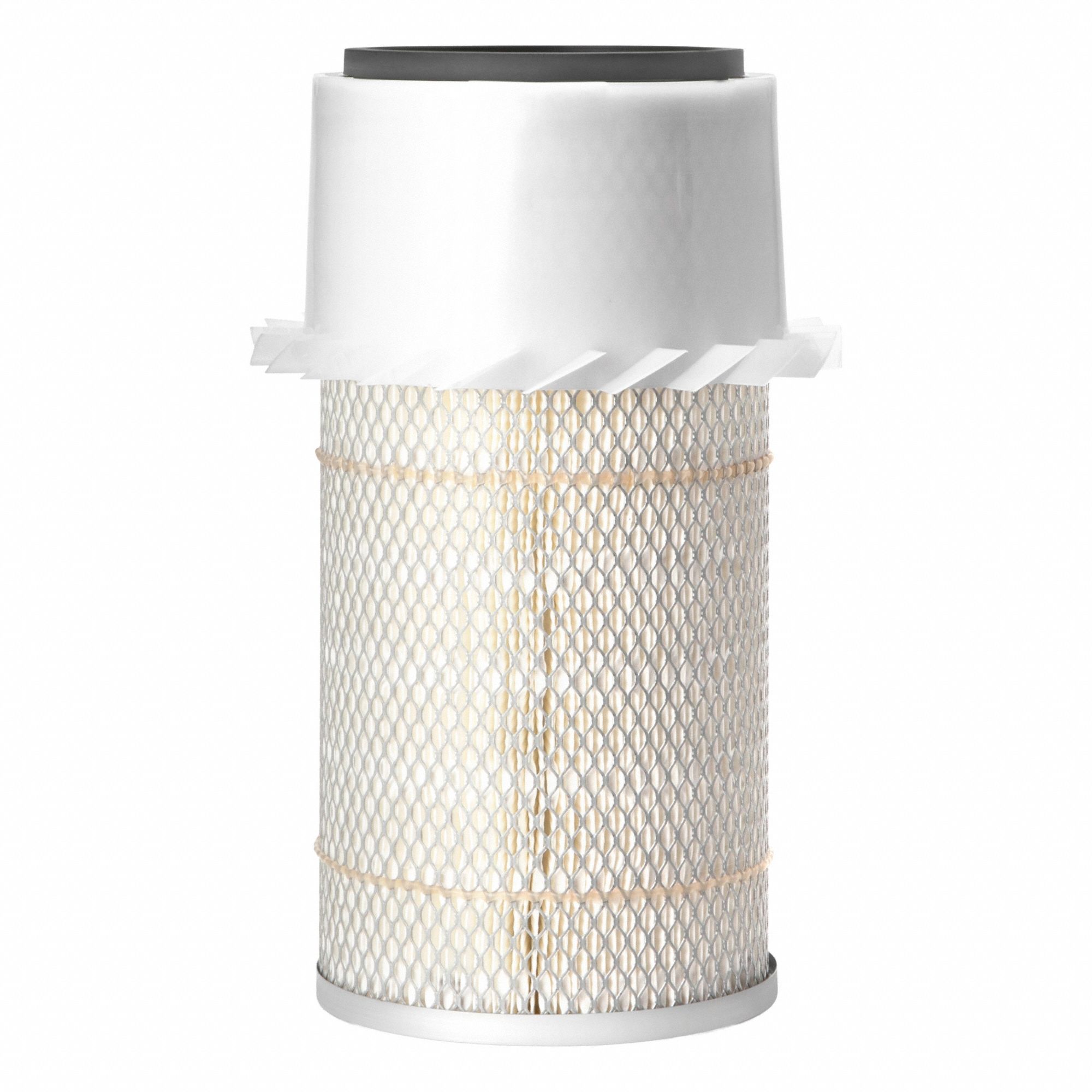 Air Filter: Round-Oval, Engine, Round, Axial Seal, 6 3/32 in Outside Dia, Trucks, AH19110
