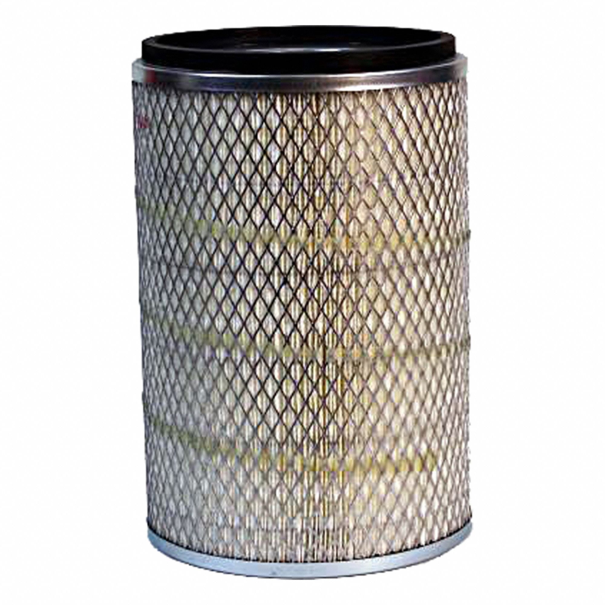 Air Filter: Round-Oval, Engine, Round, Axial Seal, 9 7/32 in Outside Dia, Trucks
